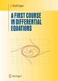 A First Course in Differential Equations (eBook, PDF)