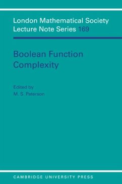 Boolean Function Complexity (eBook, PDF)