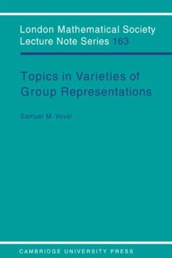 Topics in Varieties of Group Representations (eBook, PDF) - Vovsi, Samuel M.
