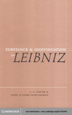 Substance and Individuation in Leibniz (eBook, PDF) - Cover, J. A.