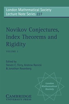 Novikov Conjectures, Index Theorems, and Rigidity: Volume 2 (eBook, PDF)