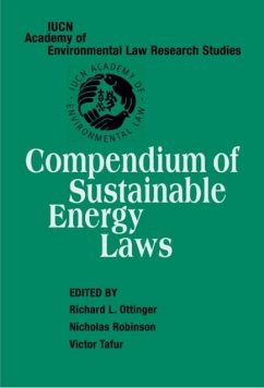 Cover Compendium of Sustainable Energy Laws (eBook, PDF)