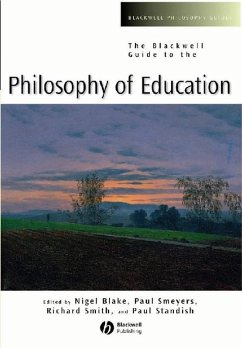 Cover The Blackwell Guide to the Philosophy of Education (eBook, PDF)