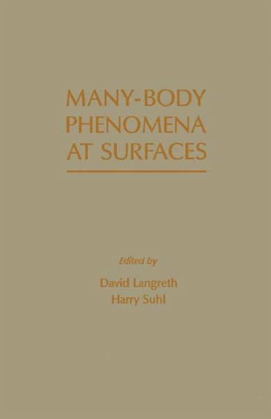 Many - Body Phenomena At Surfaces (eBook, PDF)