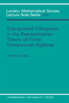 Cover Triangulated Categories in the Representation of Finite Dimensional Algebras (eBook, PDF)