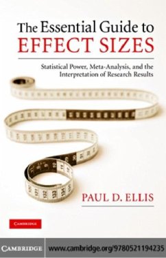 Essential Guide to Effect Sizes (eBook, PDF) - Ellis, Paul D.