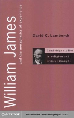 William James and the Metaphysics of Experience (eBook, PDF) - Lamberth, David C.