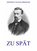 Zu spät (eBook, ePUB)