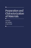 Preparation and Characterization of Materials (eBook, PDF)