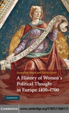 Cover History of Women's Political Thought in Europe, 1400-1700 (eBook, PDF)