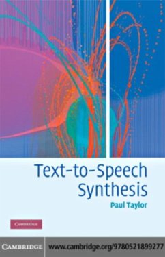 Text-to-Speech Synthesis (eBook, PDF) - Taylor, Paul