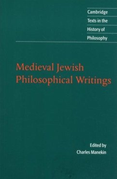 Medieval Jewish Philosophical Writings (eBook, PDF)