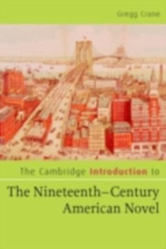 Cambridge Introduction to The Nineteenth-Century American Novel (eBook, PDF) - Crane, Gregg
