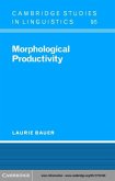 Morphological Productivity (eBook, PDF) Morphological Productivity (eBook, PDF)