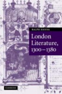 London Literature, 1300-1380 (eBook, PDF) - Hanna, Ralph