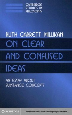On Clear and Confused Ideas (eBook, PDF) - Millikan, Ruth Garrett