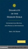Disability in the Hebrew Bible (eBook, PDF)