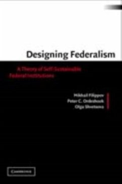 Cover Designing Federalism (eBook, PDF)
