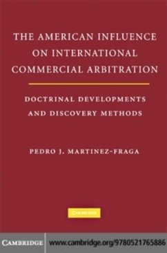 American Influences on International Commercial Arbitration (eBook, PDF) - Martinez-Fraga, Pedro J.