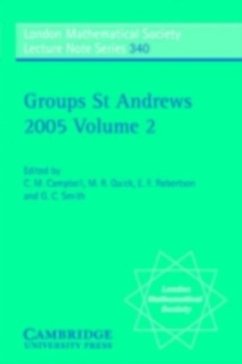 Cover Groups St Andrews 2001 in Oxford: Volume 2 (eBook, PDF)