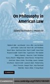 On Philosophy in American Law (eBook, PDF)