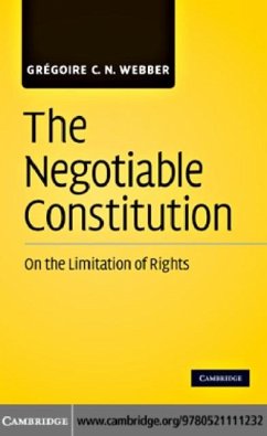 Negotiable Constitution (eBook, PDF) - Webber, Gregoire C. N.