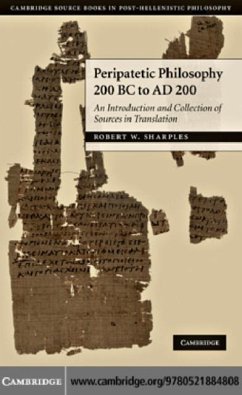 Peripatetic Philosophy, 200 BC to AD 200 (eBook, PDF) - Sharples, R. W.