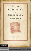 Legal Publishing in Antebellum America (eBook, PDF)