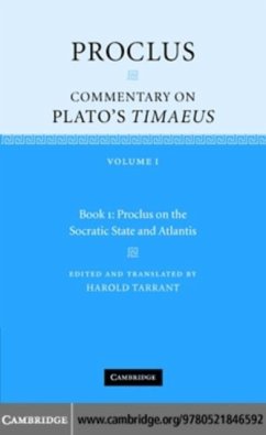 Proclus: Commentary on Plato's Timaeus: Volume 1, Book 1: Proclus on the Socratic State and Atlantis (eBook, PDF) - Proclus