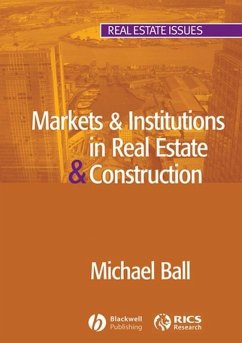 Cover Markets and Institutions in Real Estate and Construction (eBook, PDF)