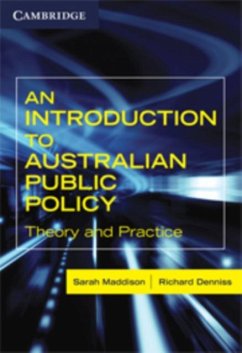 Introduction to Australian Public Policy (eBook, PDF) - Maddison, Sarah