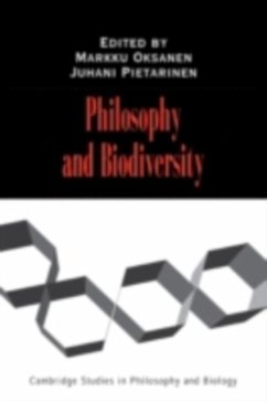 Cover Philosophy and Biodiversity (eBook, PDF)