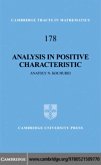 Analysis in Positive Characteristic (eBook, PDF)