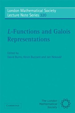 L-Functions and Galois Representations (eBook, PDF)
