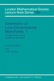 Geometry of Low-Dimensional Manifolds: Volume 1, Gauge Theory and Algebraic Surfaces (eBook, PDF)