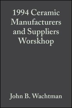 Cover 1994 Ceramic Manufacturers and Suppliers Worskhop, Volume 16, Issue 3 (eBook, PDF)