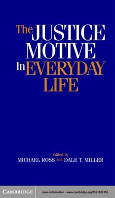 Justice Motive in Everyday Life (eBook, PDF)