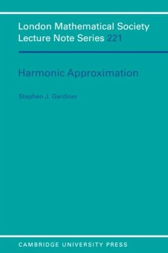 Harmonic Approximation (eBook, PDF) - Gardiner, Stephen J.