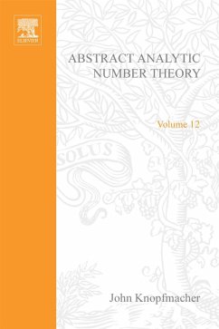 Abstract analytic number theory (eBook, PDF)
