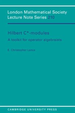 Cover Hilbert C*-Modules (eBook, PDF)