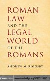 Roman Law and the Legal World of the Romans (eBook, PDF)