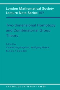 Two-Dimensional Homotopy and Combinatorial Group Theory (eBook, PDF)
