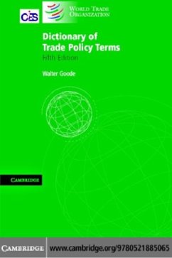 Dictionary of Trade Policy Terms (eBook, PDF) - Goode, Walter