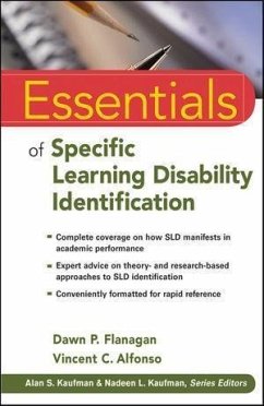 Essentials of Specific Learning Disability Identification (eBook, PDF) - Flanagan, Dawn P.; Alfonso, Vincent C.