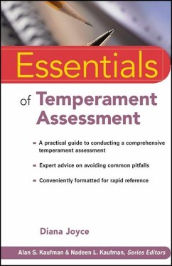 Essentials of Temperament Assessment (eBook, PDF) - Joyce, Diana