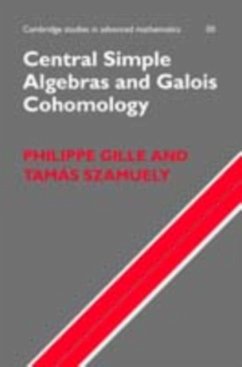 Cover Central Simple Algebras and Galois Cohomology (eBook, PDF)