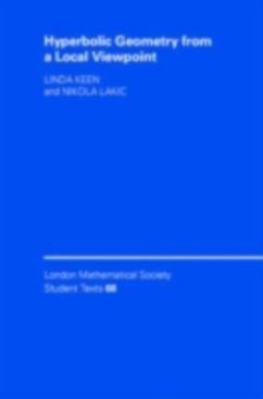 Hyperbolic Geometry from a Local Viewpoint (eBook, PDF) - Keen, Linda