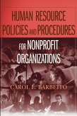 Human Resource Policies and Procedures for Nonprofit Organizations (eBook, PDF)