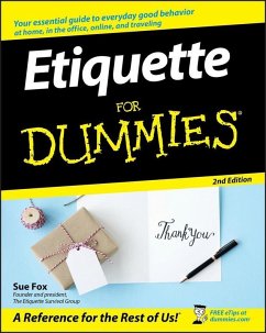 Etiquette For Dummies (eBook, PDF) - Fox, Sue