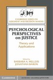 Psychological Perspectives on Justice (eBook, PDF)